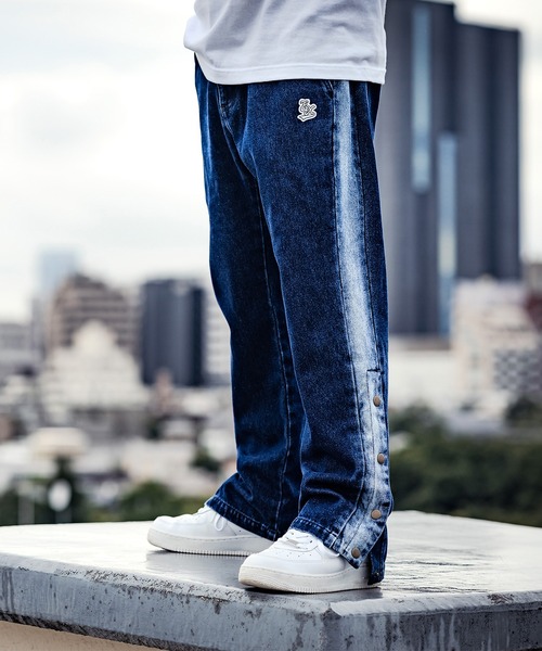 EXAMPLE DENIM SIDE BUTTONS PANTS（デニムパンツ）｜EXAMPLE