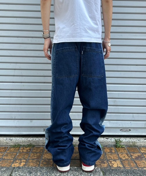 EXAMPLE DENIM SIDE BUTTONS PANTS（デニムパンツ）｜EXAMPLE
