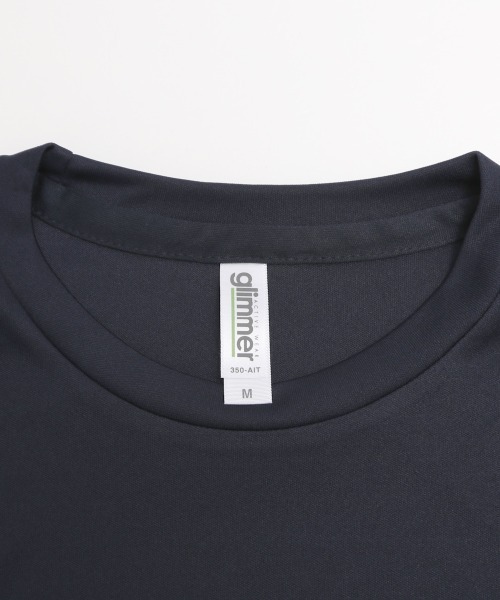 BACKYARD FAMILY（バックヤードファミリー）の「3.5オンス インターロック ドライTシャツ（Tシャツ/カットソー・メンズ・ネイビー/ダークグレー/オレンジ/ロイヤルブルー/パープル/ホワイト/バーガンディー/ブラック/ライトブルー/ライトベージュ/インディゴブルー/スミクロ・M/L/XL/S）」の15枚目の写真