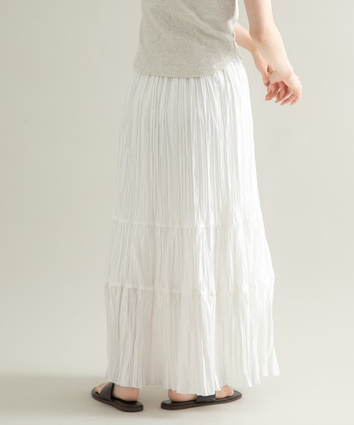 KBF（ケイビーエフ）の「ランダムプリーツスカート（スカート・レディース・オフホワイト/ブルー/ブラック・ONE）」の19枚目の写真