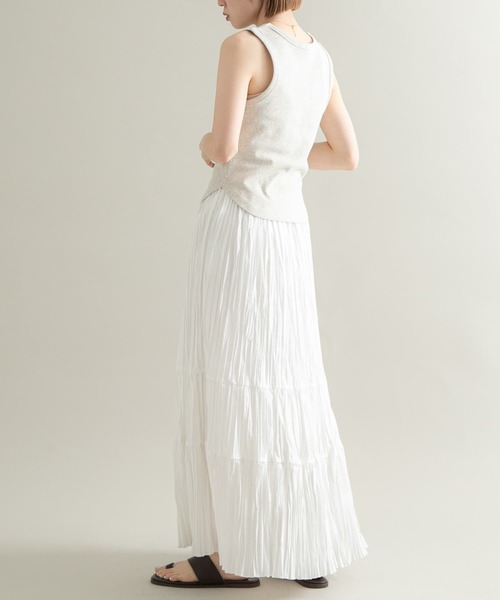 KBF（ケイビーエフ）の「ランダムプリーツスカート（スカート・レディース・オフホワイト/ブルー/ブラック・ONE）」の21枚目の写真