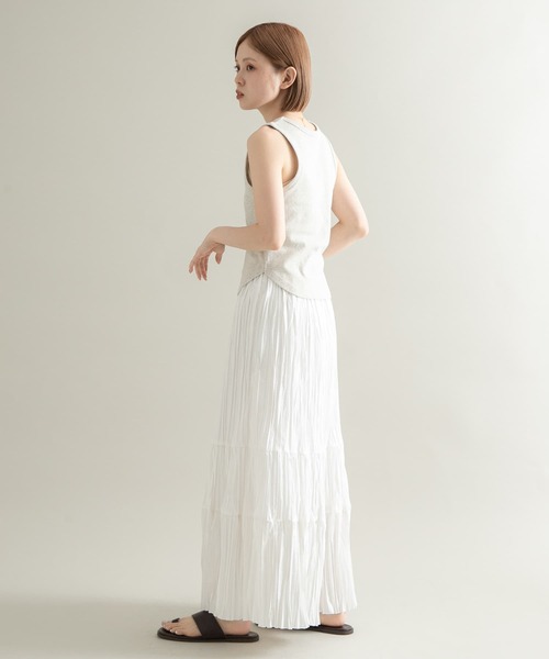 KBF（ケイビーエフ）の「ランダムプリーツスカート（スカート・レディース・オフホワイト/ブルー/ブラック・ONE）」の22枚目の写真