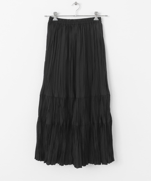 KBF（ケイビーエフ）の「ランダムプリーツスカート（スカート・レディース・オフホワイト/ブルー/ブラック・ONE）」の8枚目の写真