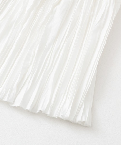 KBF（ケイビーエフ）の「ランダムプリーツスカート（スカート・レディース・オフホワイト/ブルー/ブラック・ONE）」の13枚目の写真