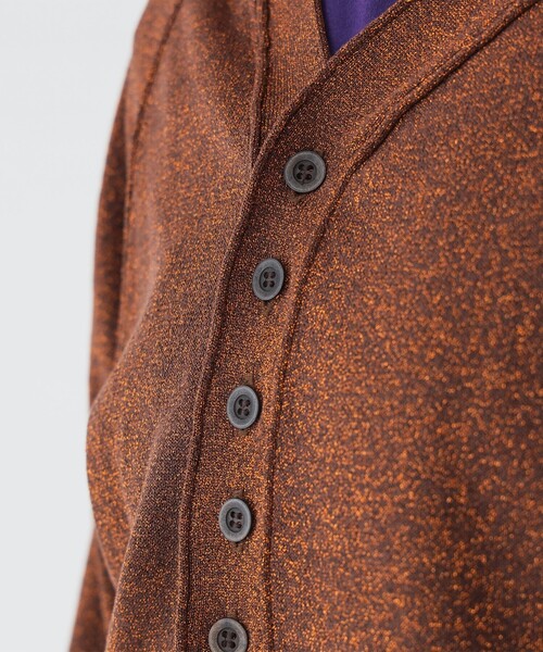 maturely（マチュアリー）の「【2/5再値下げ】maturely / グリッター V カーディガン（ニット/セーター・レディース・ブラウン/シルバー・ONE SIZE）」の14枚目の写真