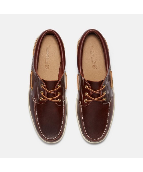 Timberland(ティンバーランド)の「ポルトフィーノ ピア ボートシューズ メンズ(モカシン/デッキシューズ・メンズ・バーガンディー・25.0cm/25.5cm/26.0cm/26.5cm/27.0cm/27.5cm/28.0cm/28.5cm/29.0cm/30.0cm)」の2枚目の写真