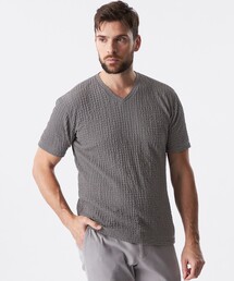 EPOCA UOMO（エポカウォモ）の「ワッシャーストレッチカットソー（Tシャツ/カットソー）」