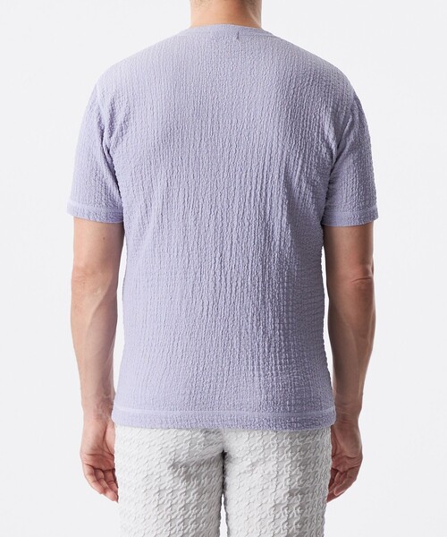 EPOCA UOMO(エポカウォモ)の「ワッシャーストレッチカットソー(Tシャツ/カットソー・メンズ・グレー系その他/ブラック/パープル系その他7・46/48)」の10枚目の写真
