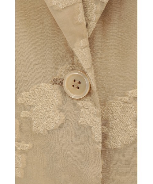 ジャケット・アウター CLANE FLOWER SHEER JACQUARD JACKET FLOWER SHEER JACQUARD JACKET｜OUTER(アウター)｜CLANE