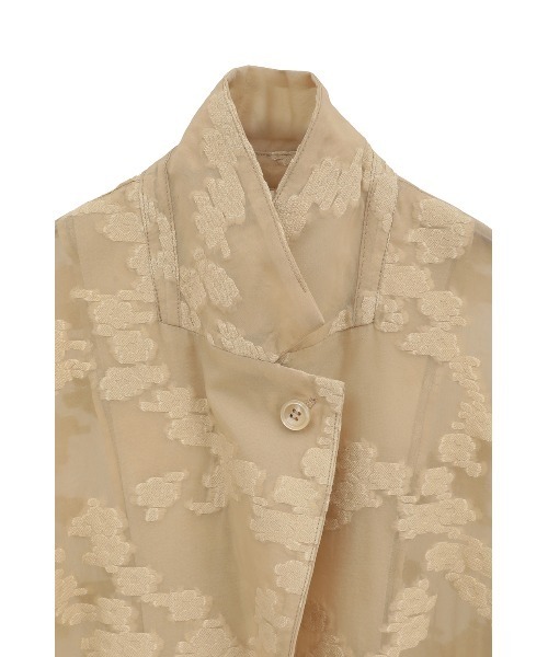 FLOWER SHEER JACQUARD JACKET（その他アウター）｜CLANE