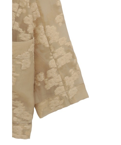 ジャケット・アウター CLANE FLOWER SHEER JACQUARD JACKET CLANE(クラネ)のFLOWER SHEER JACQUARD JACKET通販 | 集英社