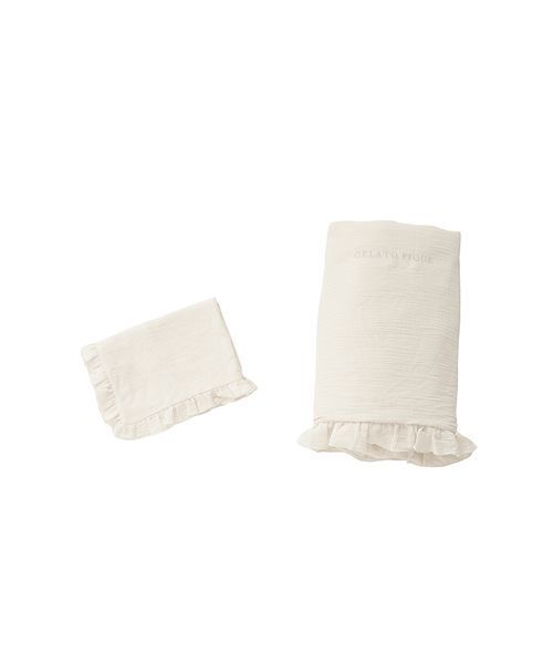 Sleep】ダブルガーゼフリル2点セット（シングル）（寝具）｜gelato