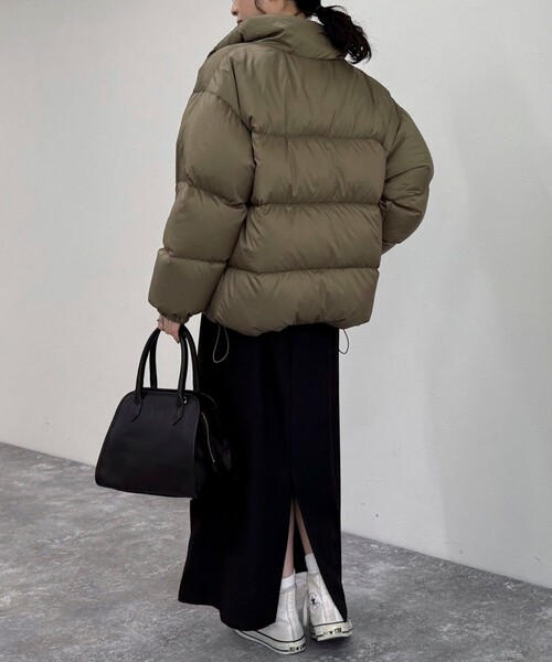 Traditional Weatherwear（トラディショナルウェザーウェア）の「【軽くて暖かい◎】【Traditional WeatherWear】別注 HASELEY DOWN PACKABLE（ダウンジャケット/コート・レディース・ブラック/ベージュ・36/34）」の7枚目の写真