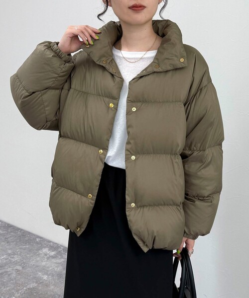 Traditional Weatherwear（トラディショナルウェザーウェア）の「【軽くて暖かい◎】【Traditional WeatherWear】別注 HASELEY DOWN PACKABLE（ダウンジャケット/コート・レディース・ブラック/ベージュ・36/34）」の5枚目の写真