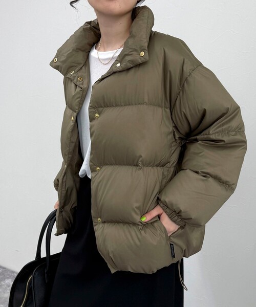 Traditional Weatherwear（トラディショナルウェザーウェア）の「【軽くて暖かい◎】【Traditional WeatherWear】別注 HASELEY DOWN PACKABLE（ダウンジャケット/コート・レディース・ブラック/ベージュ・36/34）」の4枚目の写真
