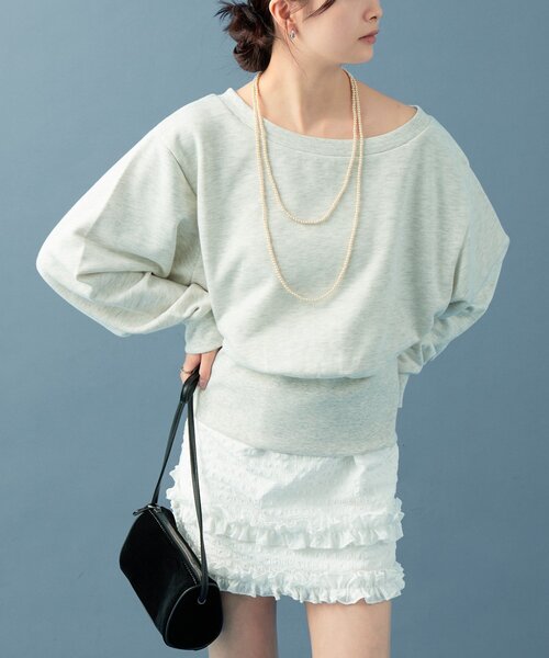 mystic(ミスティック)の「ティアードミニスカート(スカート・レディース・ブラック/オフホワイト・FREE)」の7枚目の写真