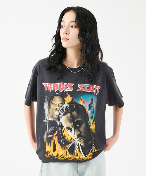 THRIFTY LOOK(スリフティールック)の「【THRIFTY LOOK/スリフィーティールック】Tシャツ/ユーズド加工/プリント(Tシャツ/カットソー・メンズ・ブラック系その他/ブラック系その他3/ブラック系その他2/ブラック・XL/L)」の7枚目の写真