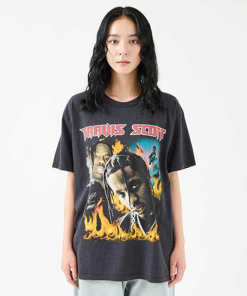 THRIFTY LOOK(スリフティールック)の「【THRIFTY LOOK/スリフィーティールック】Tシャツ/ユーズド加工/プリント(Tシャツ/カットソー・メンズ・ブラック系その他/ブラック系その他3/ブラック系その他2/ブラック・XL/L)」の8枚目の写真