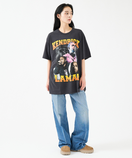 THRIFTY LOOK(スリフティールック)の「【THRIFTY LOOK/スリフィーティールック】Tシャツ/ユーズド加工/プリント(Tシャツ/カットソー・メンズ・ブラック系その他/ブラック系その他3/ブラック系その他2/ブラック・XL/L)」の18枚目の写真
