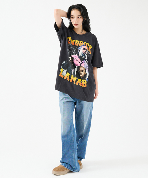 THRIFTY LOOK(スリフティールック)の「【THRIFTY LOOK/スリフィーティールック】Tシャツ/ユーズド加工/プリント(Tシャツ/カットソー・メンズ・ブラック系その他/ブラック系その他3/ブラック系その他2/ブラック・XL/L)」の19枚目の写真