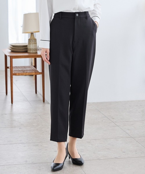 ストレッチ・マシンウォッシャブル・イージーケア】センタープレス