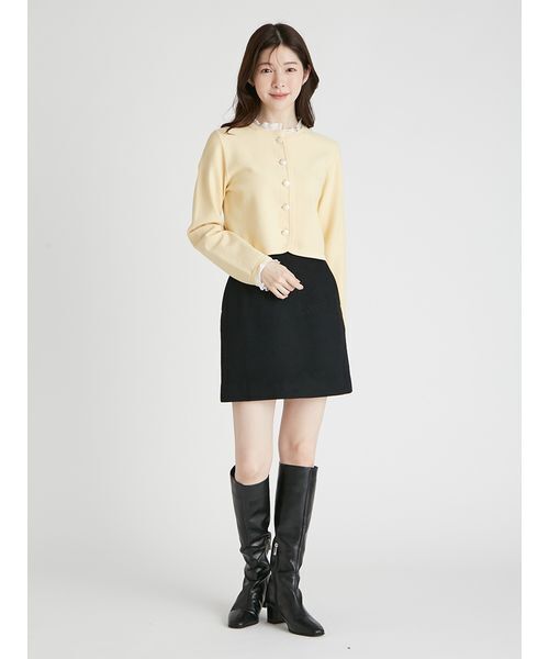 CELFORD（セルフォード）の「フリルデタッチャブルカーディガン