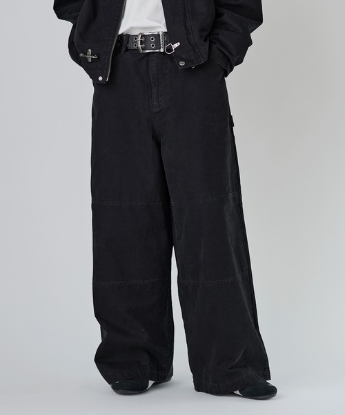 セール】【SET-UP着用可能】ビンテージウォッシュダブルニーダック