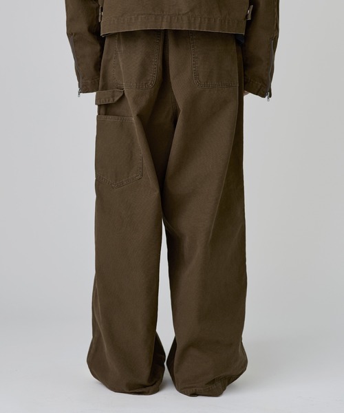 セール】【SET-UP着用可能】ビンテージウォッシュダブルニーダック