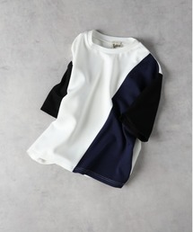 【Refurbish】接触冷感切替配色Ｔシャツ