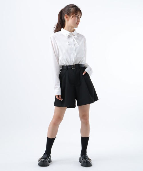 GLOBAL WORK(グローバルワーク)の「ガーリーシャツベストSET/AND YUA ANY/581247(ベスト・キッズ・ホワイト系8/ライトブルー・SMALL/MEDIUM)」の18枚目の写真