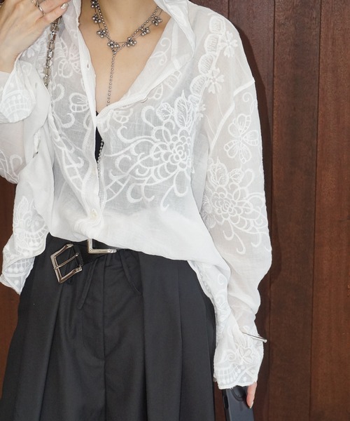 メニーway レイヤードデザイントップ メニーway レイヤードデザイントップ chw25a005-ファッション