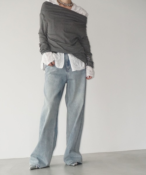 chuclla（チュクラ）の「フラワーエンブロイダリー フーディーブラウス chw25a035（シャツ/ブラウス・レディース・ホワイト・FREE）」の15枚目の写真