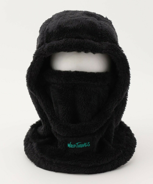 FRAPBOIS（フラボア）の「FRAPBOIS×WILD THINGS シャギーフリースバラクラバ（ネックウォーマー/スヌード・レディース・グレー/ブラック・FREE）」の8枚目の写真