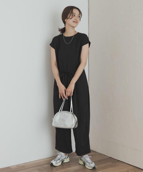 セール】『UVカット/接触冷感/吸水速乾』ドロストオールインワン