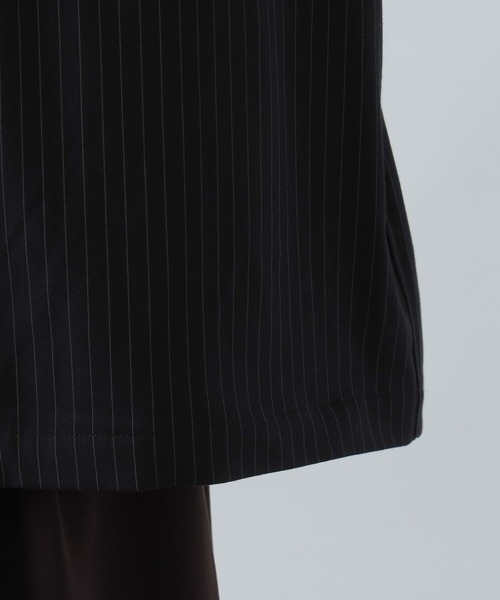 HARE（ハレ）の「BIGカラーストライプシャツ(HARE)（シャツ/ブラウス・メンズ・ブルー/ブラック/グレー・FREE）」の22枚目の写真