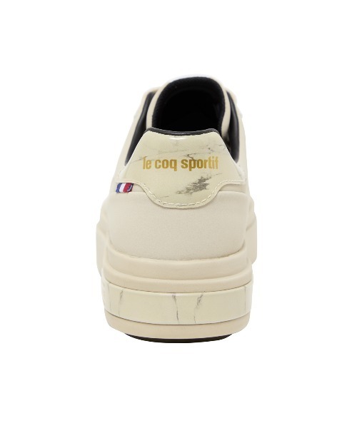 le coq sportif（ルコックスポルティフ）の「LCS セーヴル PF II(防水設計/厚底/消臭)（スニーカー・レディース・ホワイト×ゴールド/ブラック系/ベージュ系その他・22.5cm/23.0cm/23.5cm/24.0cm/24.5cm/25.0cm）」の15枚目の写真