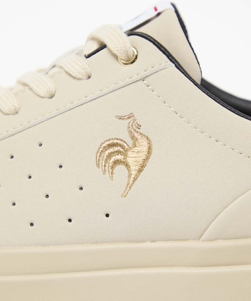 le coq sportif（ルコックスポルティフ）の「LCS セーヴル PF II(防水設計/厚底/消臭)（スニーカー・レディース・ホワイト×ゴールド/ブラック系/ベージュ系その他・22.5cm/23.0cm/23.5cm/24.0cm/24.5cm/25.0cm）」の17枚目の写真