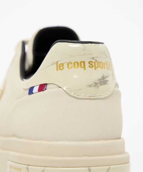 le coq sportif（ルコックスポルティフ）の「LCS セーヴル PF II(防水設計/厚底/消臭)（スニーカー・レディース・ホワイト×ゴールド/ブラック系/ベージュ系その他・22.5cm/23.0cm/23.5cm/24.0cm/24.5cm/25.0cm）」の20枚目の写真
