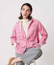 お値下げ　ユナイテッドアローズ　ピンク半袖シャツ BEAUTY&YOUTH UNITED ARROWS｜ビューティーアンドユース