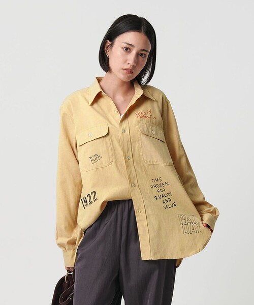 別注】＜PAYDAY＞メッセージプリントシャツ（シャツ/ブラウス