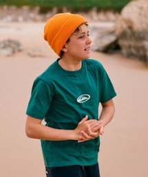 Quiksilver（クイックシルバー）の「PERFORMER YOUTH BEAN/クイックシルバーキッズロゴワンポイントニット帽・ビーニー（ニットキャップ/ビーニー）」