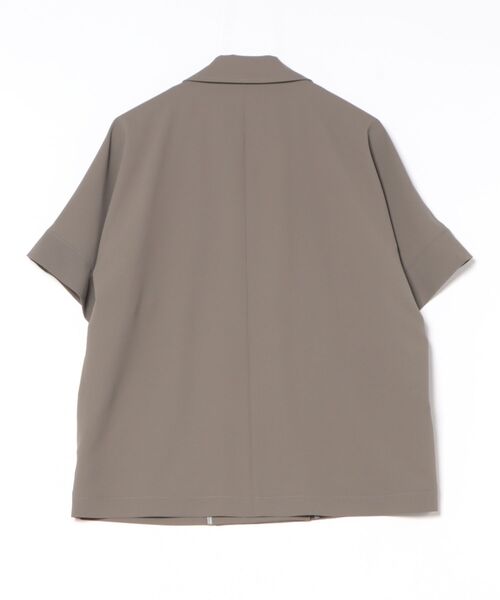Jines(ジネス)の「プルプルツイルリラックスジャケット【セットアップ可】(テーラードジャケット・レディース・ブラック/カーキ・38)」の4枚目の写真