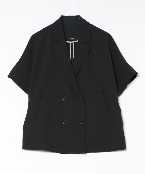 Jines(ジネス)の「プルプルツイルリラックスジャケット【セットアップ可】(テーラードジャケット・レディース・ブラック/カーキ・38)」の6枚目の写真
