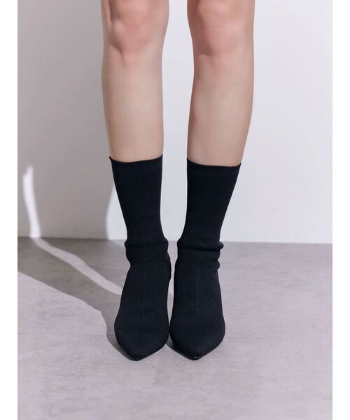 EATME（イートミー）の「ニットショートブーツ（ブーツ・レディース・ブラック・S/M/L）」の13枚目の写真