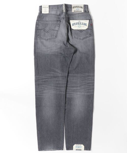 REPLAY(リプレイ)の「9ZERO1 ストレートフィットブラックダメージデニム(デニムパンツ・メンズ・グレー・W28xL32/W34xL32/W33xL32/W32xL32/W31xL32/W30xL32/W29xL32)」の9枚目の写真