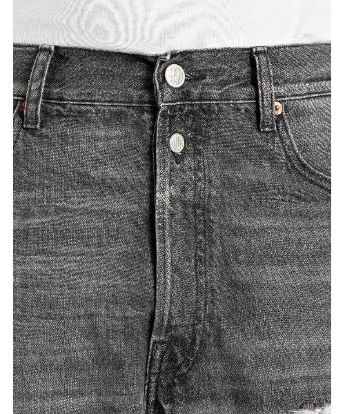 REPLAY(リプレイ)の「9ZERO1 ストレートフィットブラックダメージデニム(デニムパンツ・メンズ・グレー・W28xL32/W34xL32/W33xL32/W32xL32/W31xL32/W30xL32/W29xL32)」の5枚目の写真