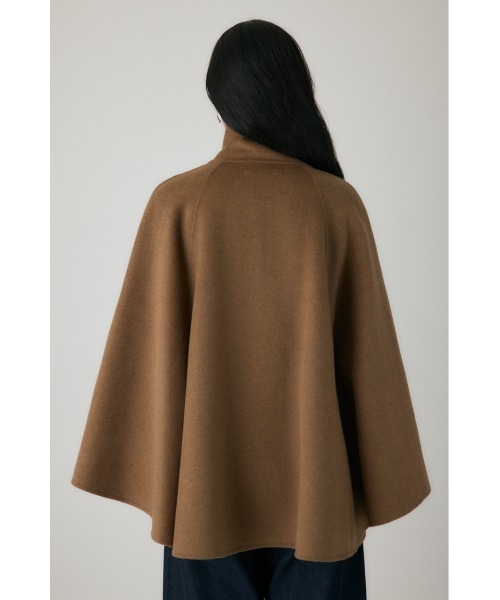 crie conforto（クリーコンフォルト）の「リバーケープコート アウター / 冬服 / ウール混（チェスターコート・レディース・キャメル/グレー・FREE）」の5枚目の写真