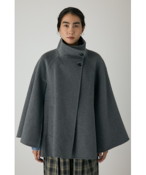 crie conforto（クリーコンフォルト）の「リバーケープコート アウター / 冬服 / ウール混（チェスターコート・レディース・キャメル/グレー・FREE）」の16枚目の写真