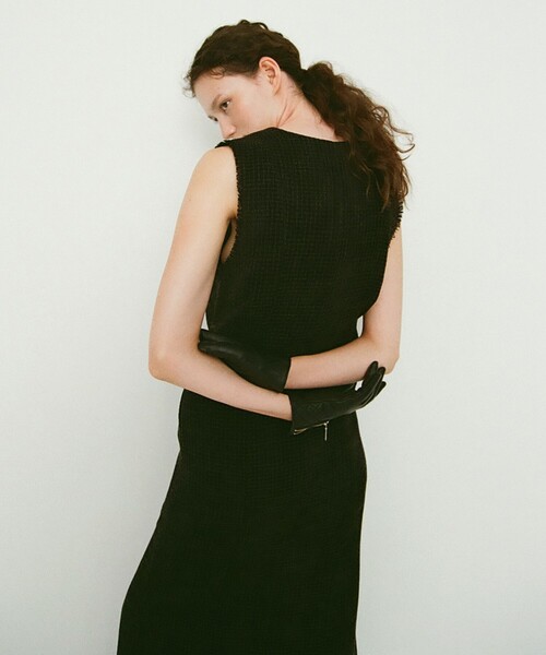 セール】ツイード スタッズ ノースリーブ ワンピース（ワンピース