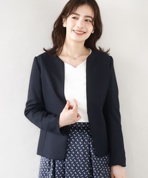 OFUON le MK（オフオンルエムケー）の「[セットアップ対応]カラーレスジャケット/洗える/WEB限定サイズあり（ノーカラージャケット）」